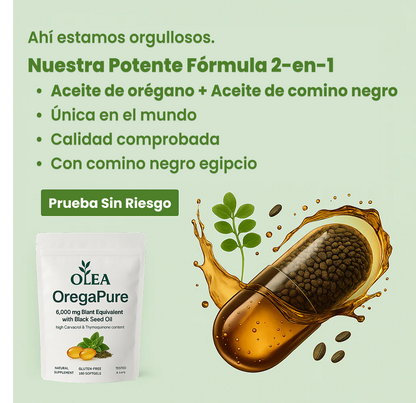 Olea | Aceite de Orégano y Comino Negro