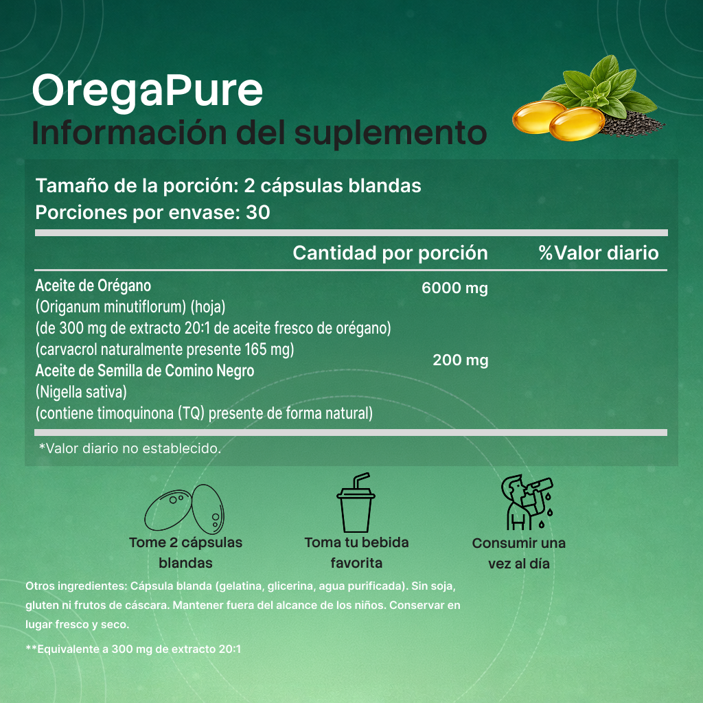 Olea | Aceite de Orégano y Comino Negro
