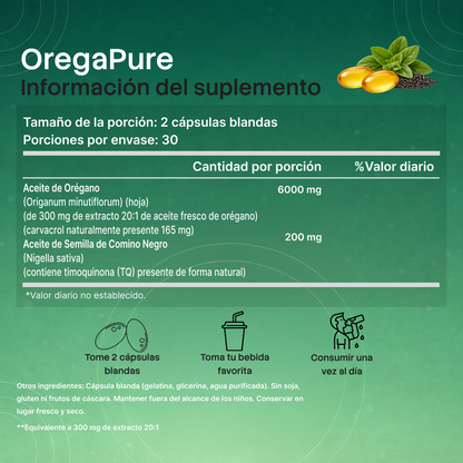 Olea | Aceite de Orégano y Comino Negro